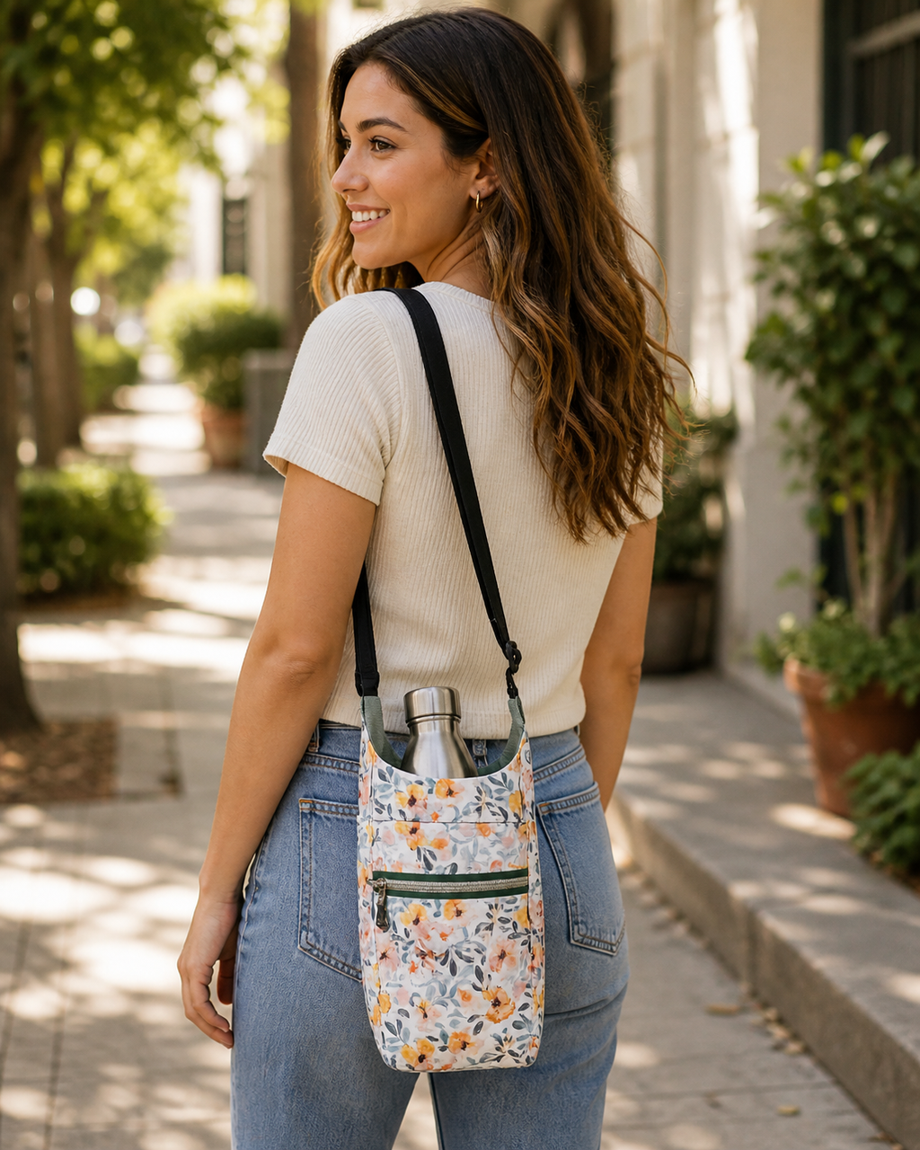 H2O 2GO Crossbody Bag - Morning Petals