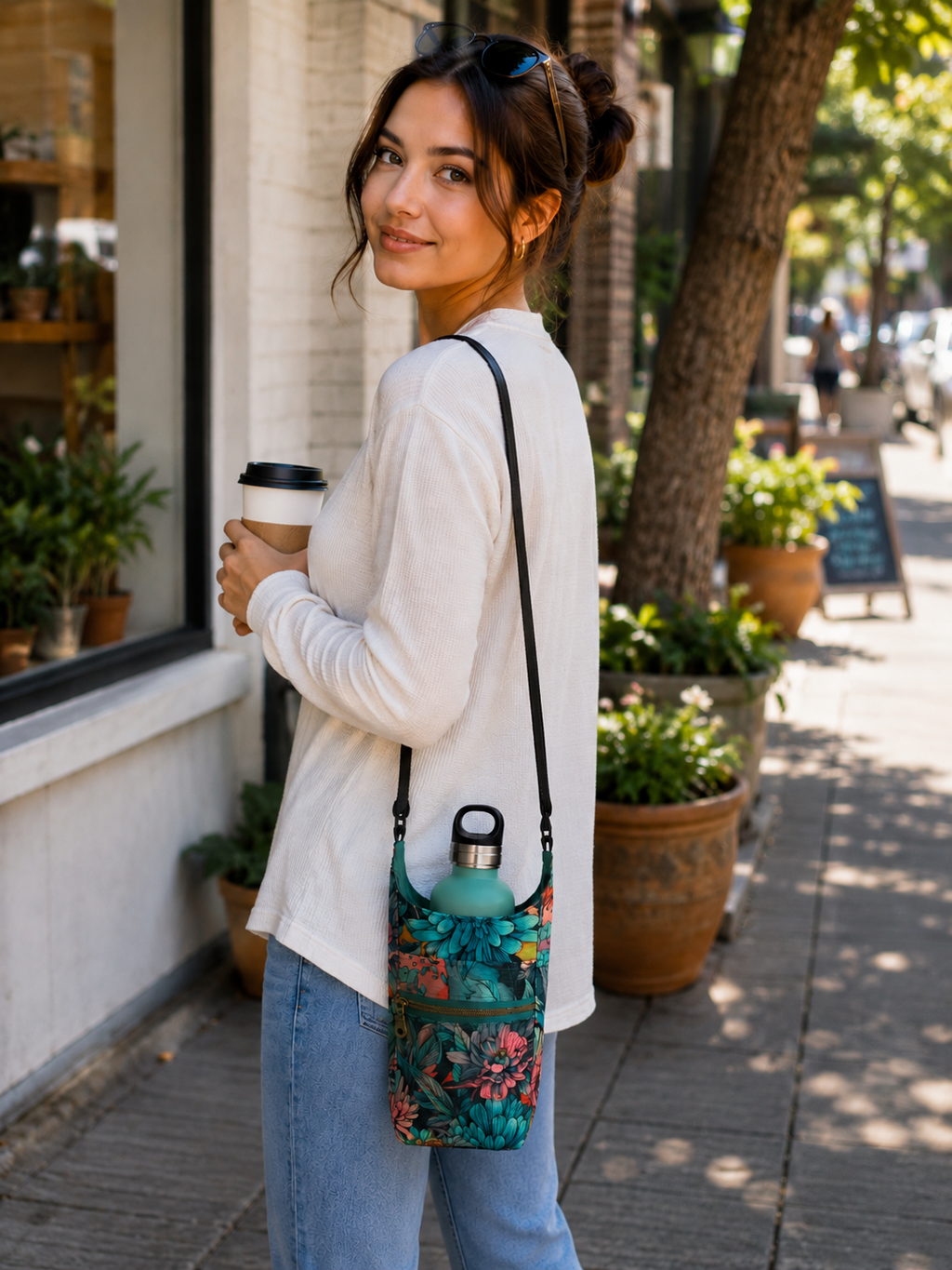 H2O 2GO Crossbody Bag - Sunlit Dahlias