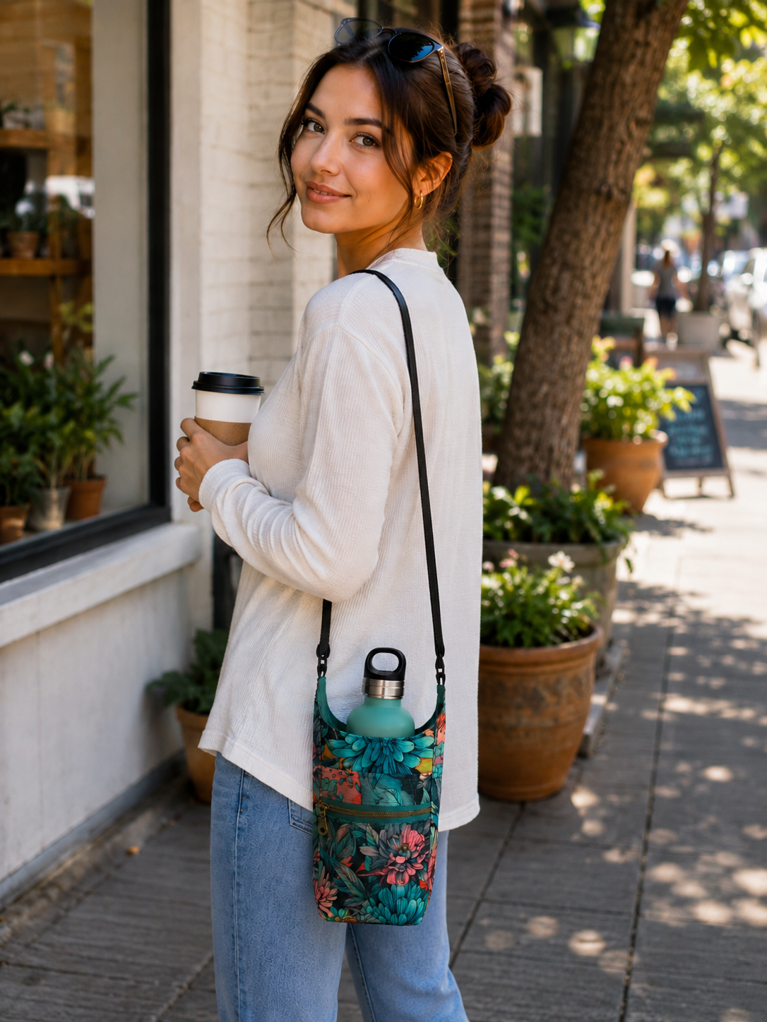 H2O 2GO Crossbody Bag - Sunlit Dahlias