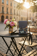 Navy Butterfly Crossbody Bag - Centred